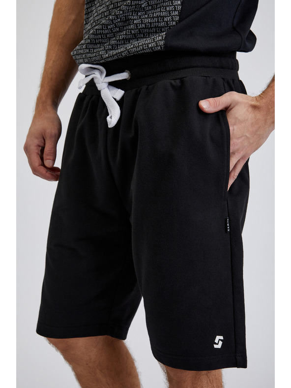 Sam 73 Schwarze Herren-Sweatpants SAM73 Euklas