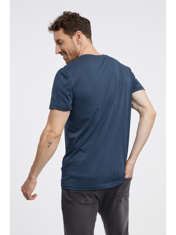 Sam 73 Dunkelblaues Herren-T-Shirt SAM 73 Diego