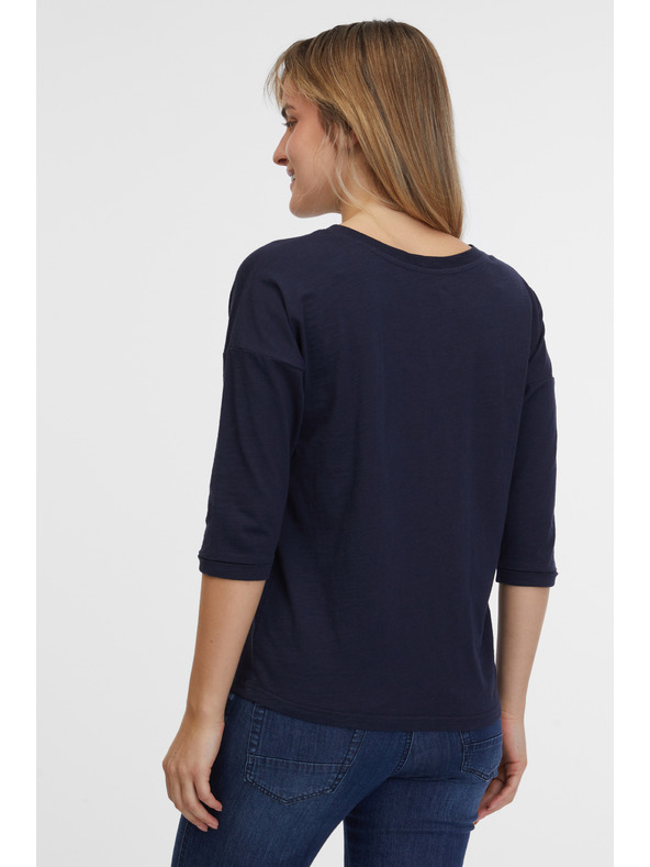 Sam 73 Dunkelblaues Damen-T-Shirt SAM 73 Nevada