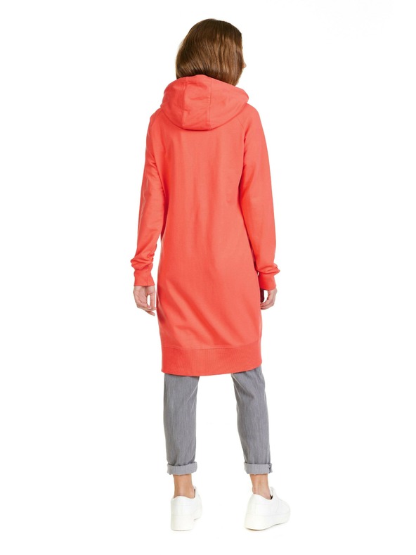 Sam 73 Orangefarbenes verlängertes Damen-Sweatshirt SAM 73 Margaret