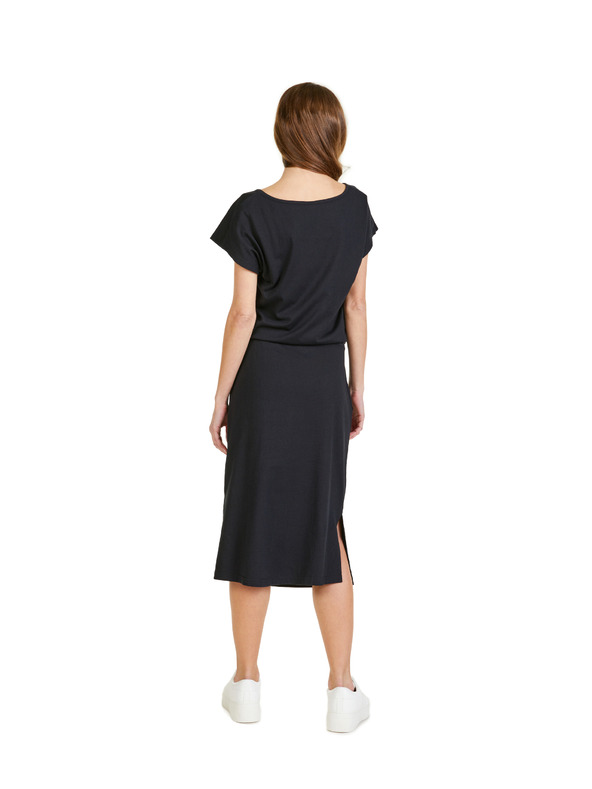 Sam 73 Schwarzes Midikleid für Damen SAM 73 Natalie