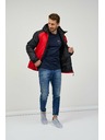 Sam 73 Schwarz-rote Herren-Winterjacke Sam 73