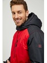 Sam 73 Schwarz-rote Herren-Winterjacke Sam 73