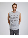 Sam 73 Hellgraues Herren-Tank-Top mit SAM 73 Edgar