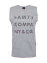 Sam 73 Hellgraues Herren-Tank-Top mit SAM 73 Edgar