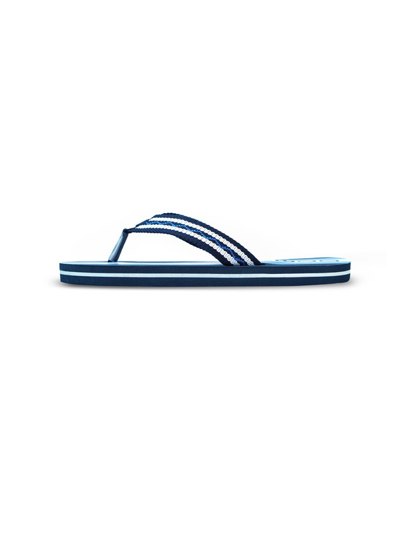 Sam 73 Blau gestreifte Herren-Flip-Flops SAM 73