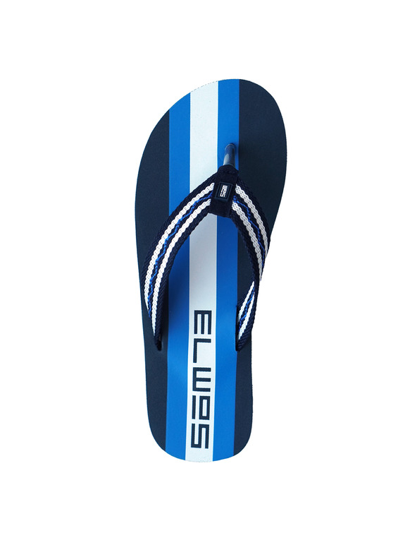 Sam 73 Blau gestreifte Herren-Flip-Flops SAM 73