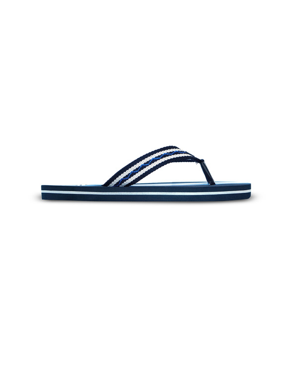 Sam 73 Blau gestreifte Herren-Flip-Flops SAM 73