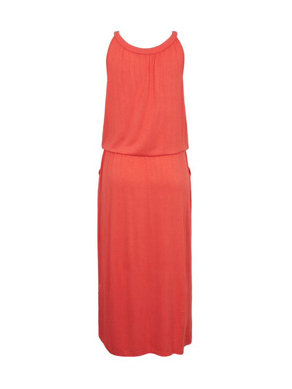 Sam 73 Korallfarbenes Maxikleid für Damen SAM 73 Dita