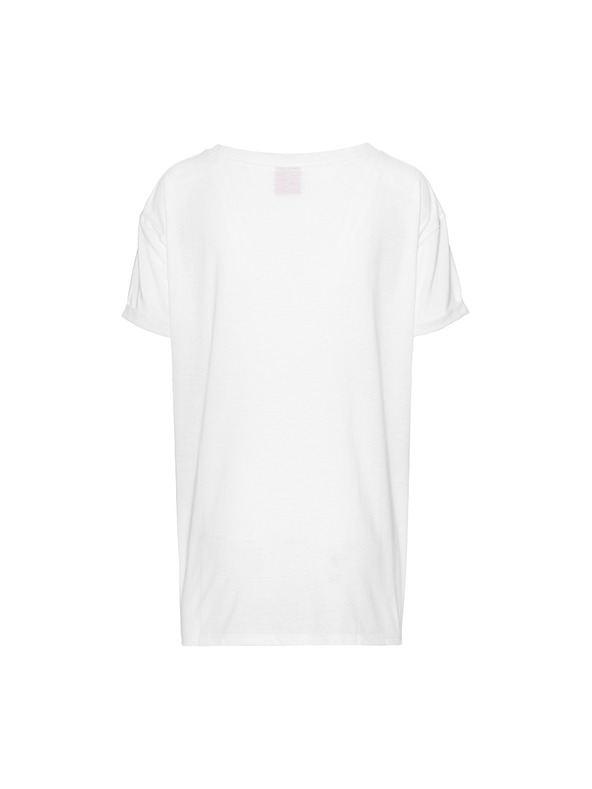 Sam 73 Weißes bedrucktes Damen-T-Shirt SAM 73 Annabel