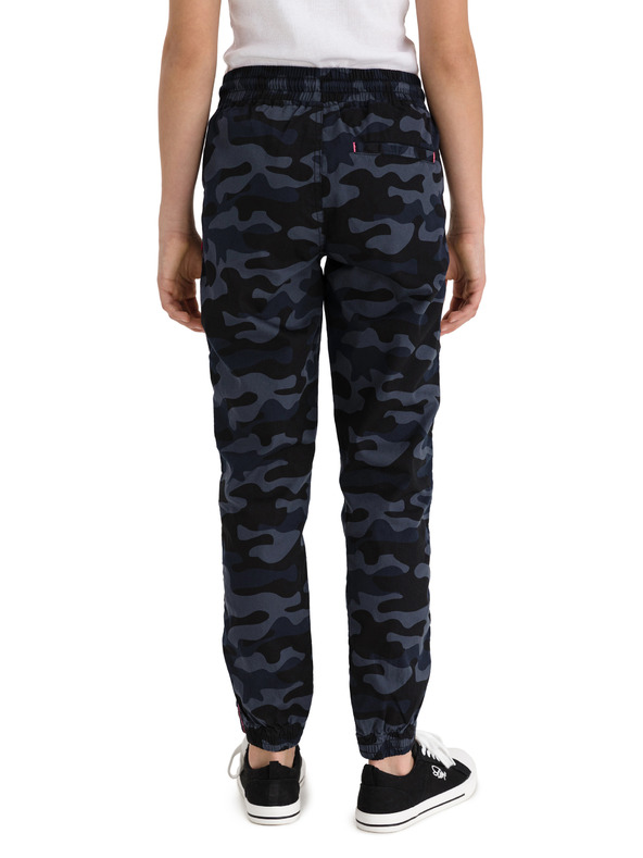 Sam 73 Dunkelblaue Camouflage-Hose für Mädchen SAM 73