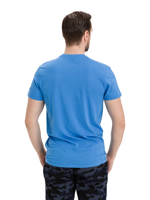 Sam 73 Blaues Herren-T-Shirt SAM 73
