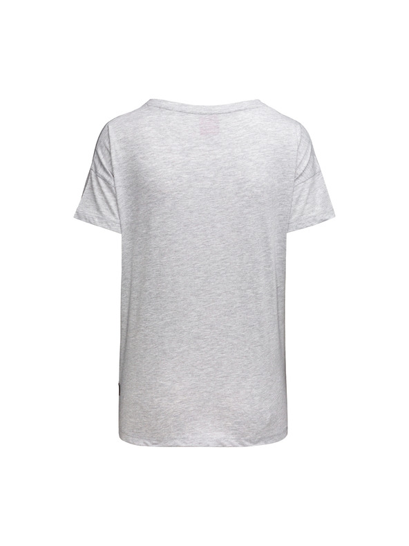 Sam 73 Graues Damen-T-Shirt mit SAM 73-Aufdruck