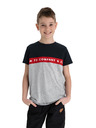 Sam 73 Graues und blaues Jungen-T-Shirt mit SAM 73