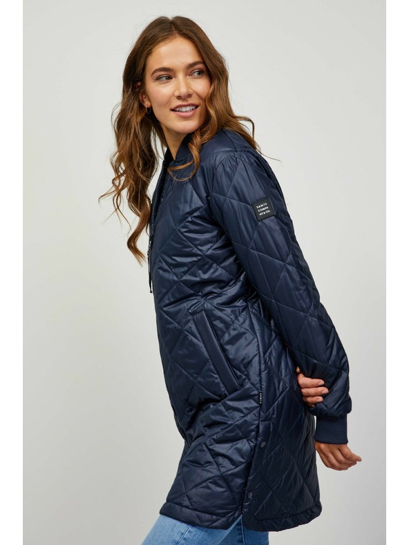 Sam 73 Dunkelblauer Damen-Steppmantel Sam 73
