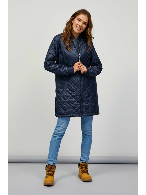 Sam 73 Dunkelblauer Damen-Steppmantel Sam 73