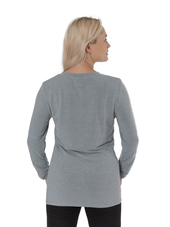 Sam 73 Hellgraues T-Shirt für Frauen SAM 73