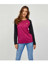 Sam 73 Schwarz-rosa Damen-T-Shirt SAM 73