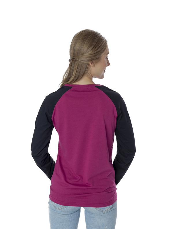 Sam 73 Schwarz-rosa Damen-T-Shirt SAM 73