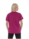 Sam 73 Dunkelrosa Damen-T-Shirt mit SAM 73 Aufdruck