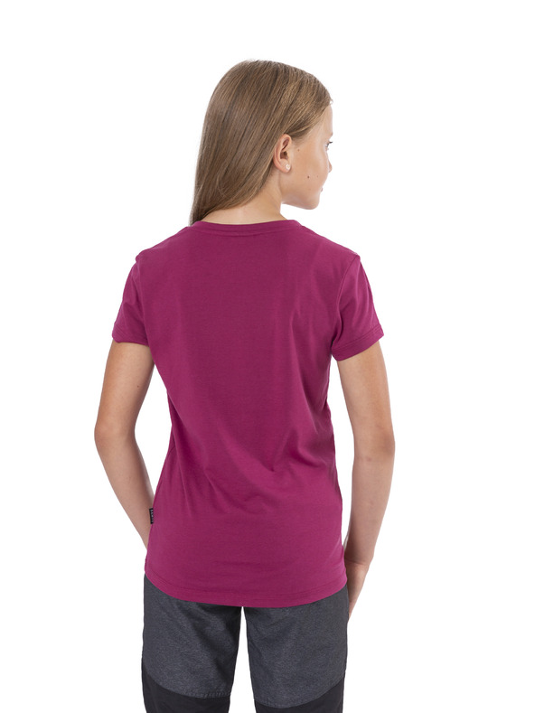 Sam 73 Dunkelrosa bedrucktes Mädchen-Sweatshirt SAM 73 Caroline