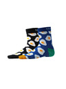 Sam 73 Sockenset mit zwei Paar gemusterten Socken in Schwarz und Blau SAM 73 Anidal