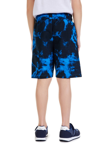 Sam 73 Blaue gemusterte Shorts für Jungen SAM 73 Graham