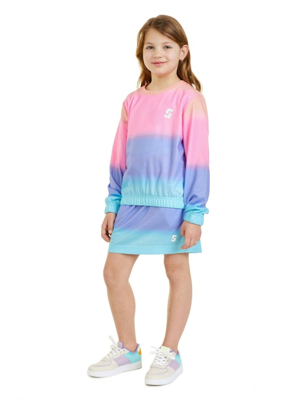 Sam 73 Rosa gestreifter Rock für Mädchen SAM 73 Abby