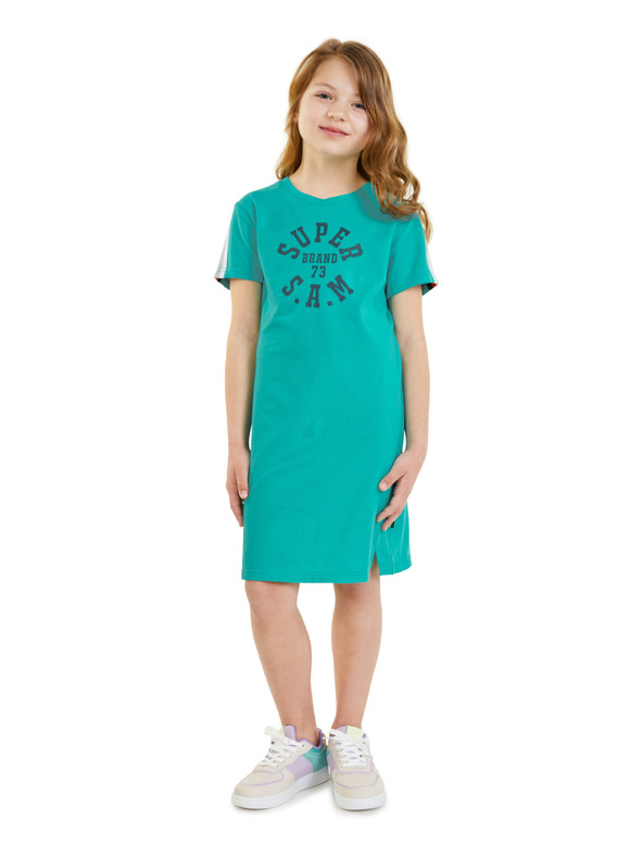 Sam 73 SAM 73 Belinda türkisfarbenes Kleid für Mädchen