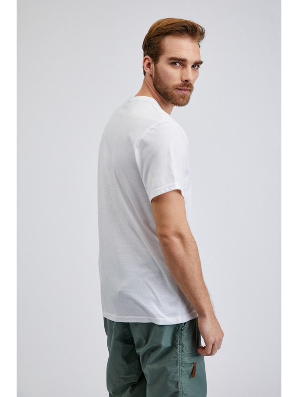 Sam 73 Weißes Herren-T-Shirt SAM 73 Sean