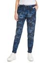 Sam 73 Dunkelblaue gemusterte Damen-Sweatpants SAM 73 Ivy