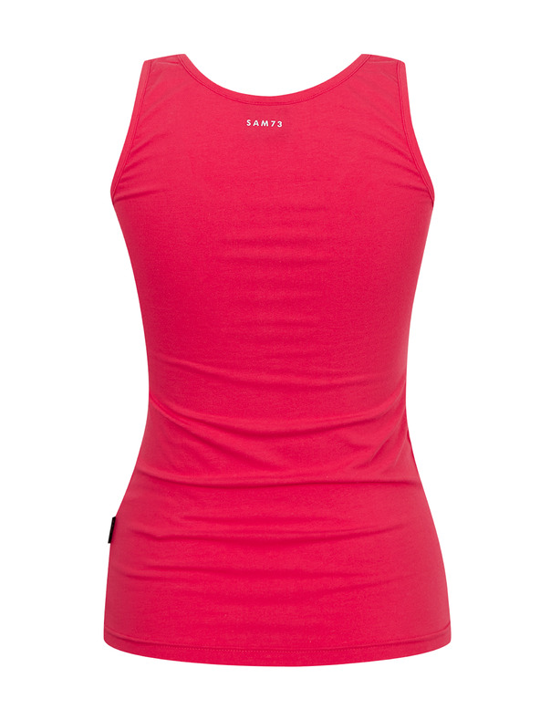 Sam 73 Dunkelrosa Damen-Basic-Tank-Top SAM 73 India