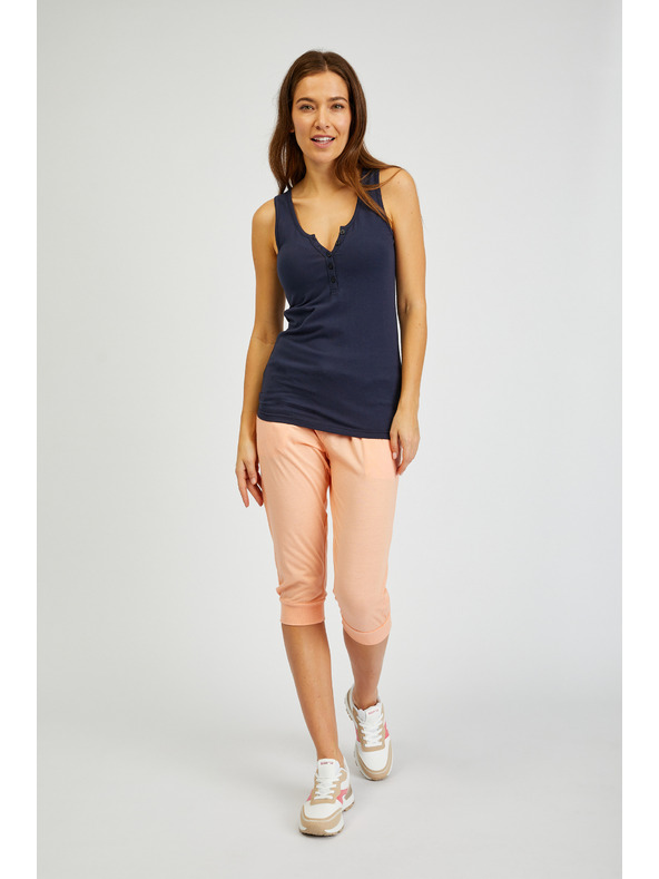 Sam 73 Dunkelblaues Damen-Basic-Tank-Top SAM 73 India