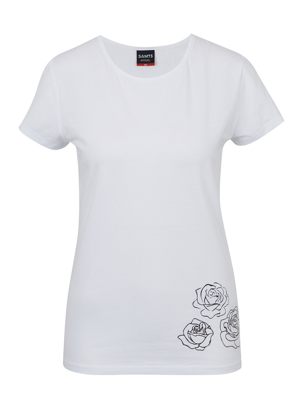 Sam 73 Weißes Damen-T-Shirt SAM 73 Bethany