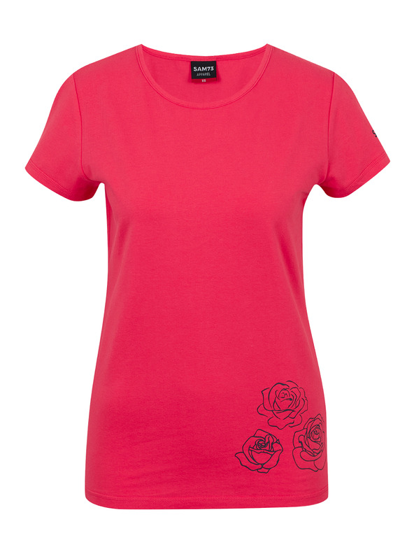 Sam 73 Dunkelrosa Damen-T-Shirt SAM 73 Bethany