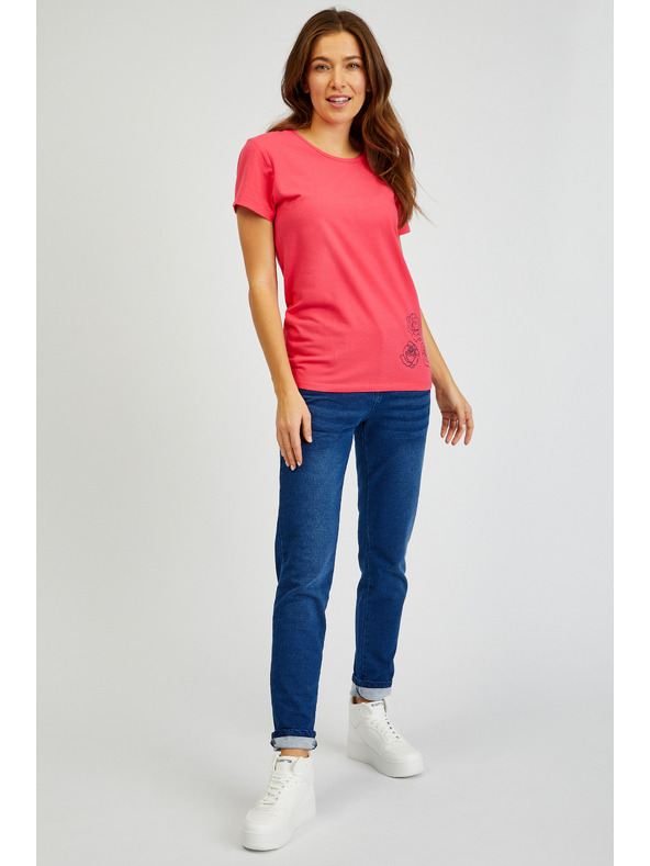 Sam 73 Dunkelrosa Damen-T-Shirt SAM 73 Bethany