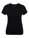 Sam 73 Schwarzes Damen-T-Shirt SAM 73 Claudia
