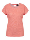 Sam 73 Orangefarbenes gestreiftes Basic-T-Shirt für Damen SAM 73 Celeste