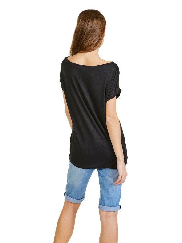 Sam 73 Schwarzes Damen-T-Shirt SAM 73 Elvira