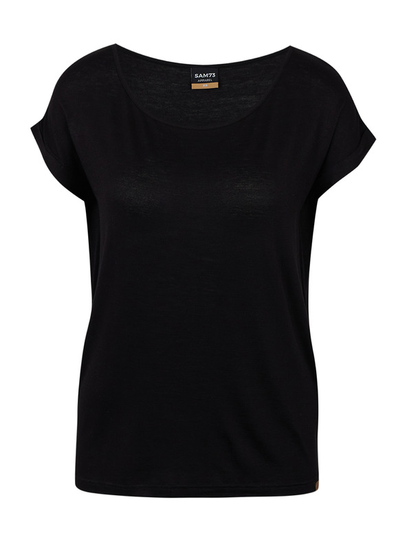 Sam 73 Schwarzes Damen-T-Shirt SAM 73 Elvira