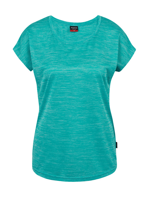 Sam 73 Türkisfarbenes gestreiftes Damen-T-Shirt SAM 73 Naska