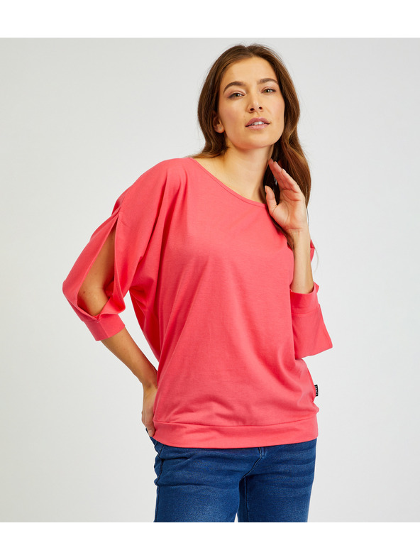 Sam 73 Dunkelrosa Damen-T-Shirt SAM 73 Vivian