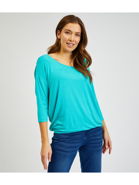 Sam 73 Türkisfarbenes Damen-T-Shirt SAM 73 Cladys