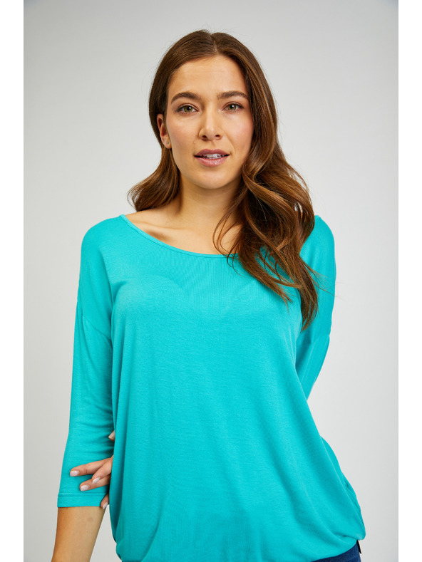 Sam 73 Türkisfarbenes Damen-T-Shirt SAM 73 Cladys