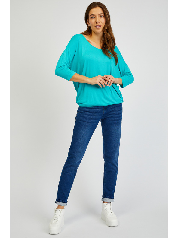 Sam 73 Türkisfarbenes Damen-T-Shirt SAM 73 Cladys