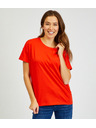 Sam 73 Rotes Damen-Basic-T-Shirt SAM 73 Halle