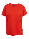 Sam 73 Rotes Damen-Basic-T-Shirt SAM 73 Halle