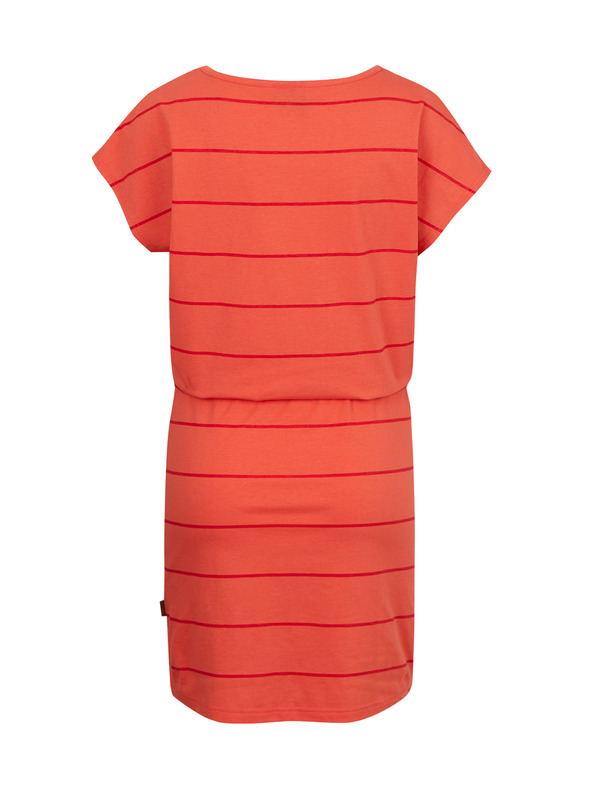 Sam 73 Orangefarbenes gestreiftes Damenkleid SAM 73 Francine