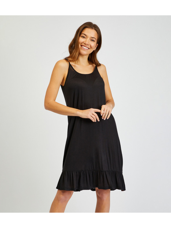 Sam 73 Schwarzes trägerloses Damenkleid SAM 73 Alla