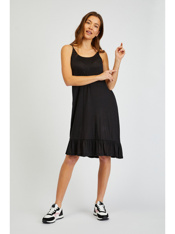 Sam 73 Schwarzes trägerloses Damenkleid SAM 73 Alla